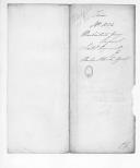 Processo do requerimento do soldado George Mackintosh do Regimento de Fuzileiros Escoceses.