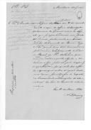 Correspondência entre Joaquim António de Aguiar para Agostinho José Freire sobre os objectos pessoal apreendidos aos frades do convento do Bouro.