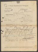 José Janeiro Moreira - Soldado - 9ª. Compª. 3º. Bat. Regimento de Infantaria nº. 17
