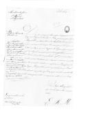 Processo sobre o requerimento de José Joaquim Sarmento, anspeçada da 2ª Companhia do Regimento de Cavalaria 12.