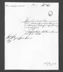 Correspondência de António Bernardino Pereira de Lago para Gregório António Pereira de Sousa sobre relações da comissão criada por Decreto de 23 de Junho de 1834 para liquidar a dívida dos militares e empregados civis do Exército.