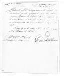 Avisos do conde de São Lourenço, do Ministério da Guerra, para o conde de Barbacena Francisco, da Repartição do chefe de Estado Maior General, remetendo relações dos requerimentos que se remeteram ao conde de Barbacena Francisco e condecorações.