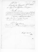 Processo sobre o requerimento do sargento Eduard Bach do Regimento de Fuzileiros Escoceses.