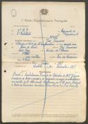 José Francisco - Soldado - 12ª. Compª. Regimento de Infantaria nº. 4