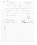 Avisos do conde de São Lourenço, do Ministério da Guerra, para o conde de Barbacena Francisco, da Repartição do chefe de Estado Maior General, remetendo relações dos requerimentos que se remeteram ao conde de Barbacena Francisco, promoções de pessoal e dispensas de serviço.