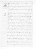 Aviso (cópia) de Adrianno Maurício Guilherme Ferreri, da Repartição Central do Ministério da Guerra, sobre o uso das clavinas, sem espada nem baioneta, para os corpos de Artilharia.