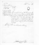 Ofícios de João da Cunha Preto, comandante do Regimento de Artilharia 1, para o conde de Barbacena Francisco comunicando a recepção do fardamento pertencente ao biénio de 1823 - 1824 para as praças do Regimento de Artilharia 1.