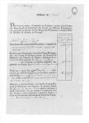 Títulos de crédito passados pela Comissão Encarregada da Liquidação das Contas dos Oficiais Estrangeiros a vários militares que estiveram ao serviço da Rainha D. Maria II (letras A a W).