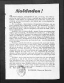 Manifesto assinado por D. Pedro IV dirigido aos seus soldados para que se mantenham fiéis à causa de D. Maria II e à Carta Constitucional, e que os Açores continuam a apoiar a causa liberal.