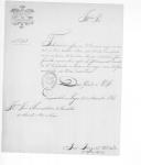 Correspondência de José Joaquim Furtado, do Regimento de Infantaria 15, para o administrador de Montemor-o-Novo sobre a prisão de um indivíduo por deserção.