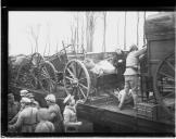 Viaturas de tracção animal em transporte ferroviário.