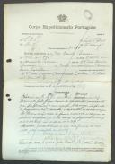 José Mendes Romero - Soldado - Regimento de Infantaria nº16