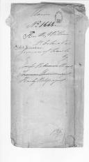 Processo sobre o requerimento de William Butts, coronel do Regimento de Granadeiros Ingleses.