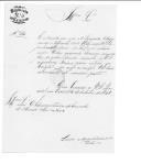 Ofício assinado pelo tenente-coronel Luís Maldonado, comandante do Regimento de Cavalaria 5, para o administrador do concelho de Montemor-o-Novo sobre um 1º sargento que estava de licença e passou a ter baixa do hospital.