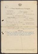 Manuel da Horta - Soldado - 9ª. Compª. 3º. Bat. Regimento de Infantaria nº. 17
