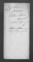 Processo sobre o requerimento do sargento Charles Palmer, que serviu na 5ª Companhia do Regimento de Fuzileiros Escoceses.