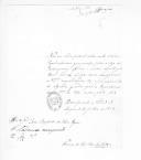 Ofício de Francisco de Magalhães Contendo, auditor, para José Baptista da Silva Lopes requisitando papel para o expediente.