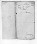 Processo de requerimento do soldado Joseph Wyatt, dos Lanceiros da Rainha, de gratificação.