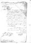 Carta do duque de  Wellington, para  D. Miguel Pereira Forjaz, ministro e secretário de Estado dos Negócios da Guerra, dizendo que encarregou o tenente-coronel Maximiano de Brito Mouzinho de lhe transmitir todas as notícias de Badajoz para o seu Quartel General.