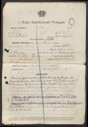 José Alves de Oliveira - Soldado - 1.º Batalhão do Regimento de Infantaria 6