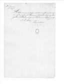Aviso (minuta) assinado pelo duque da Terceira para que se passem as ordens necessárias para que se mande pagar pela Tesouraria Geral das Tropas ao coronel Lecharlier, comandante do Batalhão de Atiradores Belgas, a quantia enviada na relação (incluida) pelo referido coronel.