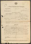 António Silvestre  - Soldado - Regimento de Infantaria nº17