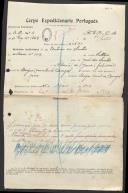 António dos Santos - Soldado - 1º. Esquadrão do Regimento de Cavalaria 4