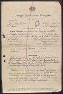 Manuel de Assunção Martins - 2º. Sargento - 9ª. Compª. R.I. 10
