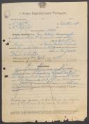 José António Branquinho - Soldado - 9ª. Compª. Regimento de Infantaria nº. 17
