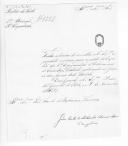 Correspondência de João Carlos de Saldanha Oliveira e Daun, governador das Armas do Partido do Porto, para o conde de Barbacena sobre a nomeação do capitão da 4ª Companhia de Ordenanças de Coimbra.