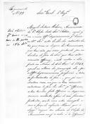 Processo sobre o requerimento de Miguel António Ribeiro, amanuense da 1ª classe da Secretaria de Estado dos Negócios da Guerra.