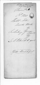 Processo sobre o requerimento de George Seidenburg, por vontade Peter Holst, marinheiro do navio D. Maria da Esquadra Libertadora.