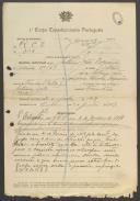 António João Nogueira - Soldado - 3º Esquadrão - Regimento de Cavalaria 2
