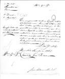 Ofício de João de Vasconcelos de Sá para Cândido José Xavier sobre praças que se têm apresentado para serem amnistiados.