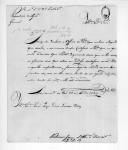 Correspondência de várias entidades para José Lúcio Travassos Valdez, ajudante general do Exército, sobre o envio de requerimentos (letra F).