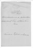 Correspondência expedida pelo Batalhão Nacional Fixo de Vila da Feira para Francisco Infante Lacerda e para o barão de Vilar Torpim sobre aviso de remessa de requerimentos, intendência, vencimentos, pedido de passagem para a Guarda Municipal, envio de uma proclamação (cópia) e sobre pedido de passagem para o Batalhão de Caçadores 28.