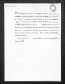 Correspondência (minutas) do ministro da Guerra para várias entidades sobre licenças, ordem de prisão para o Depósito de Peniche e Estremoz aos oficiais inferiores e praças que manifestarem apoio ao partido revolucionário, promoções de pessoal, religião, ordens e circulares a respeito dos rebeldes, relações nominais de oficiais e de paisanos que em tempos foram militares e estão proibidos de usar insígnias.