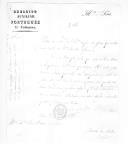 Correspondência do barão das Antas para o barão de Leiria sobre ordens, intendência, uniformes, ataques, guerrilhas carlistas, deslocamentos, envio de correspondência, diários, itinerários e solípedes.