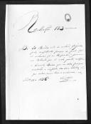 Títulos de crédito passados pela Comissão Encarregada da Liquidação das Contas dos Oficiais Estrangeiros (legação portuguesa em França), que estiveram ao serviço de D. Maria II (letras A a L), e relação da liquidação dos vencimentos das praças de pret do 2º Regimento de Infantaria Ligeira da Rainha.