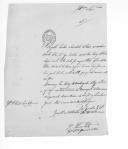 Correspondência de J. C. Pereira Pinto para Tadeu Luís de Queirós sobre a chegada à Foz do Batalhão Nacional de Aveiro.