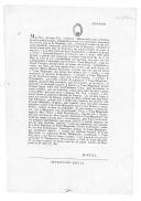 Proclamação (cópia) do infante D. Miguel a todos os militares como comandante-em-chefe do Exército sobre ordem pública e maçonaria e manifesto (cópia) do infante para D. João VI sobre informações militares.