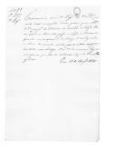 Processo sobre o requerimento do soldado António Bernardo, da 2ª Companhia de Veteranos da 3ª Divisão Militar.