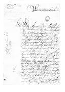 Processo sobre o requerimento de Ana Dias, casada com José Bicho, soldado da 2ª Companhia do Regimento de Cavalaria 7.