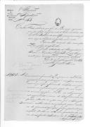 Processo sobre o requerimento do soldado Charles Fries do Regimento de Lanceiros da Rainha.
