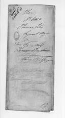 Processo de requerimento de Jane Thomas, viúva do sargento John Thomas que serviu na Marinha a bordo do navio Dona Maria, de compensação financeira. 