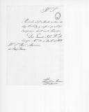 Correspondência de Alexandre Moreira, comandante do presídio de Campo Maior, para o comandante do Depósito Geral de Cavalaria a remeter recibos de soldados presos que ali ficam a cumprir as respectivas sentenças.