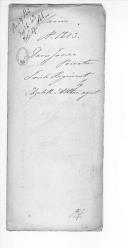 Processo sobre o requerimento de James Davis, soldado do Regimento Irlandês da Rainha.