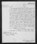 Correspondência de Luís António Rebelo para José Lúcio Travassos Valdez remetendo relações de antiguidades dos oficiais inferiores do 4º Batalhão Nacional Móvel de Lisboa.