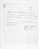 Circular do conde de Alva, ajudante de ordem do marechal-general marquês de Campo Maior, para o Quartel General de Santarém sobre o vencimento do soldado João Lopes e do seu assento de praça.