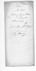 Processo de requerimento do soldado James William Gillman, marinheiro a bordo dos navios D. João e D. Pedro.